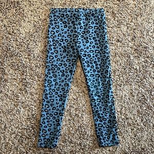 Carter Girl’s Blue Leopard leggings, size 4t